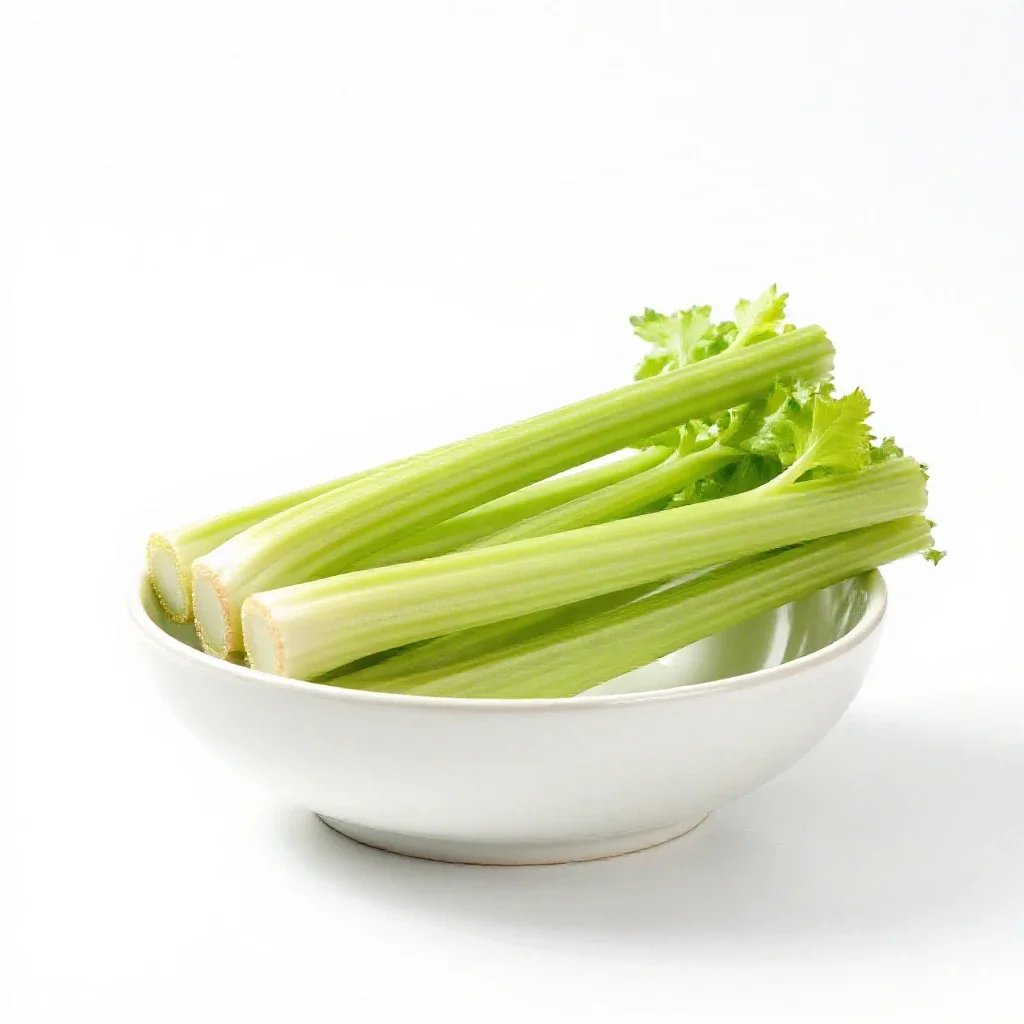 Celery isolated on a white background