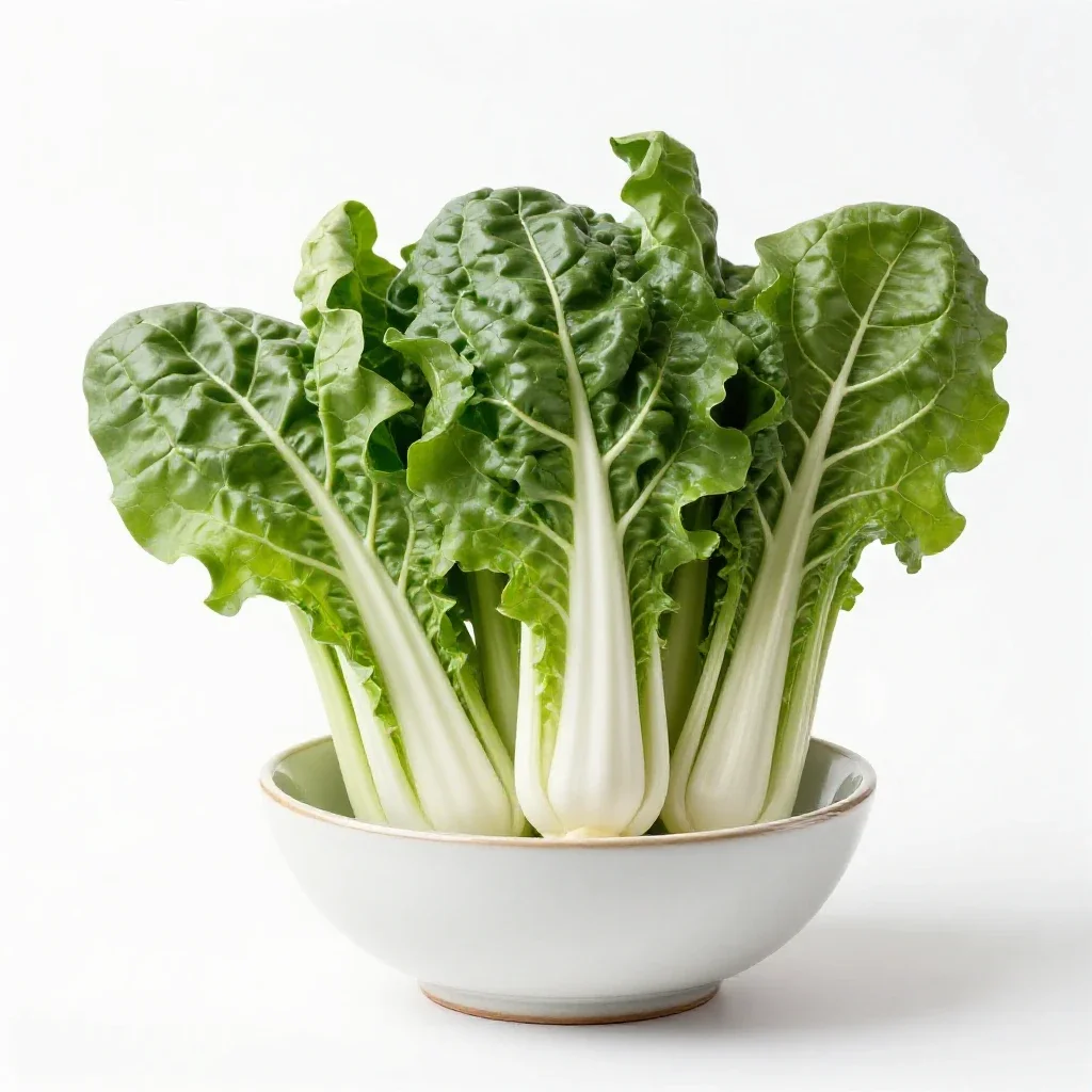 Chard isolated on a white background