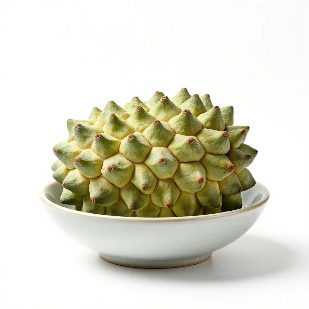 Cherimoya isolated on a white background