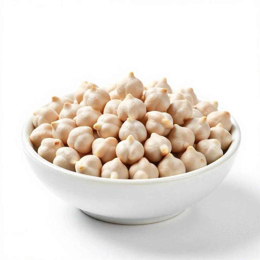 Chickpea isolated on a white background