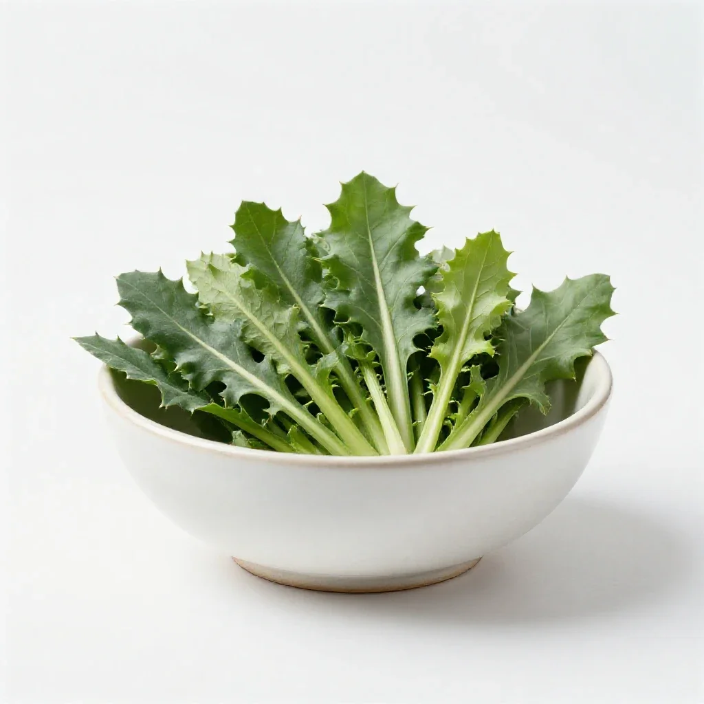 Chicory isolated on a white background