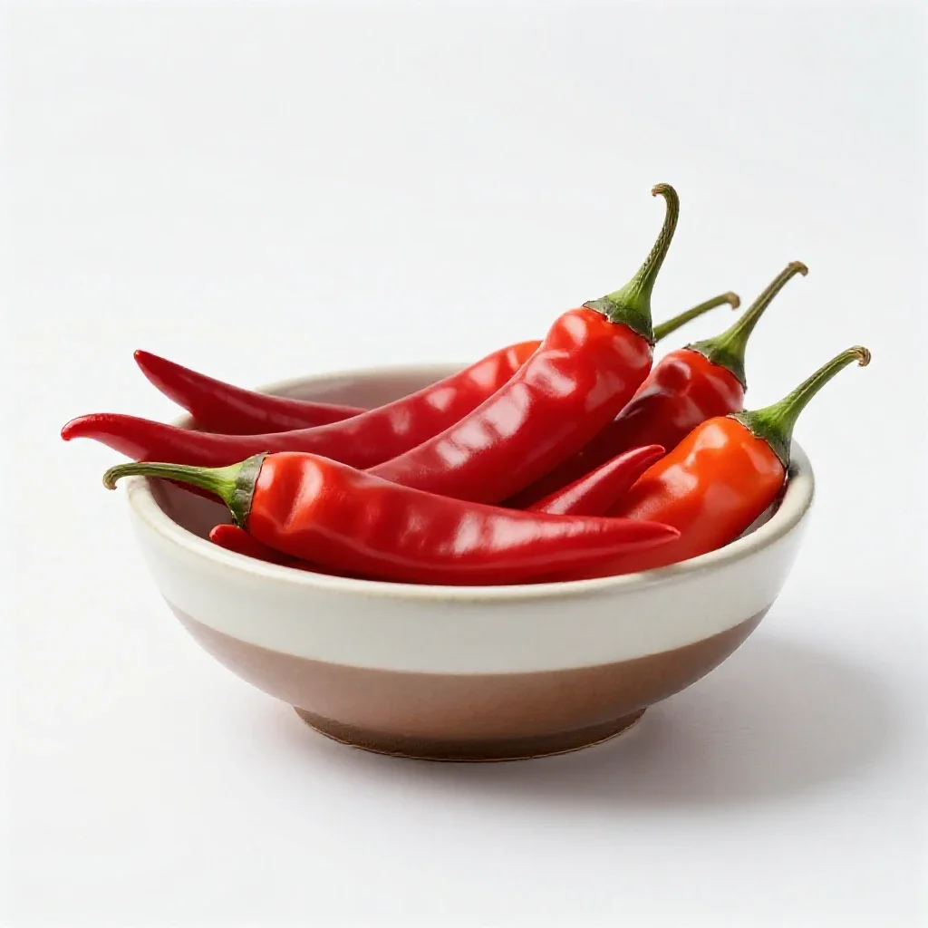 Chili isolated on a white background