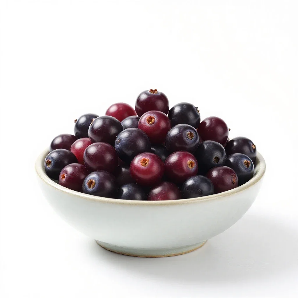 Chokecherry isolated on a white background