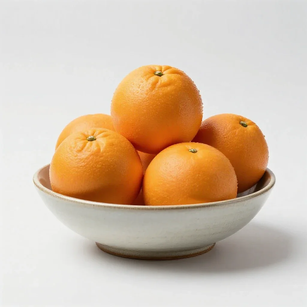 Citrange isolated on a white background