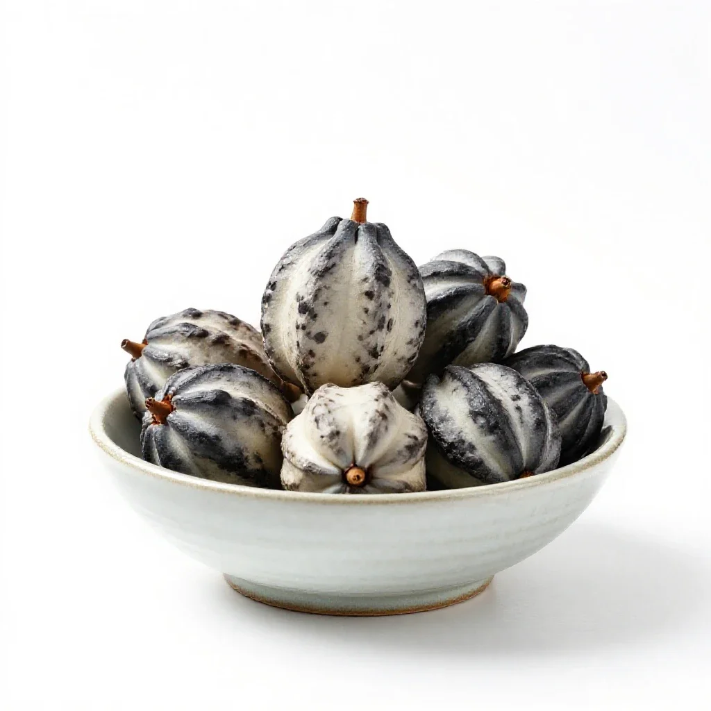 Cocoa plum isolated on a white background