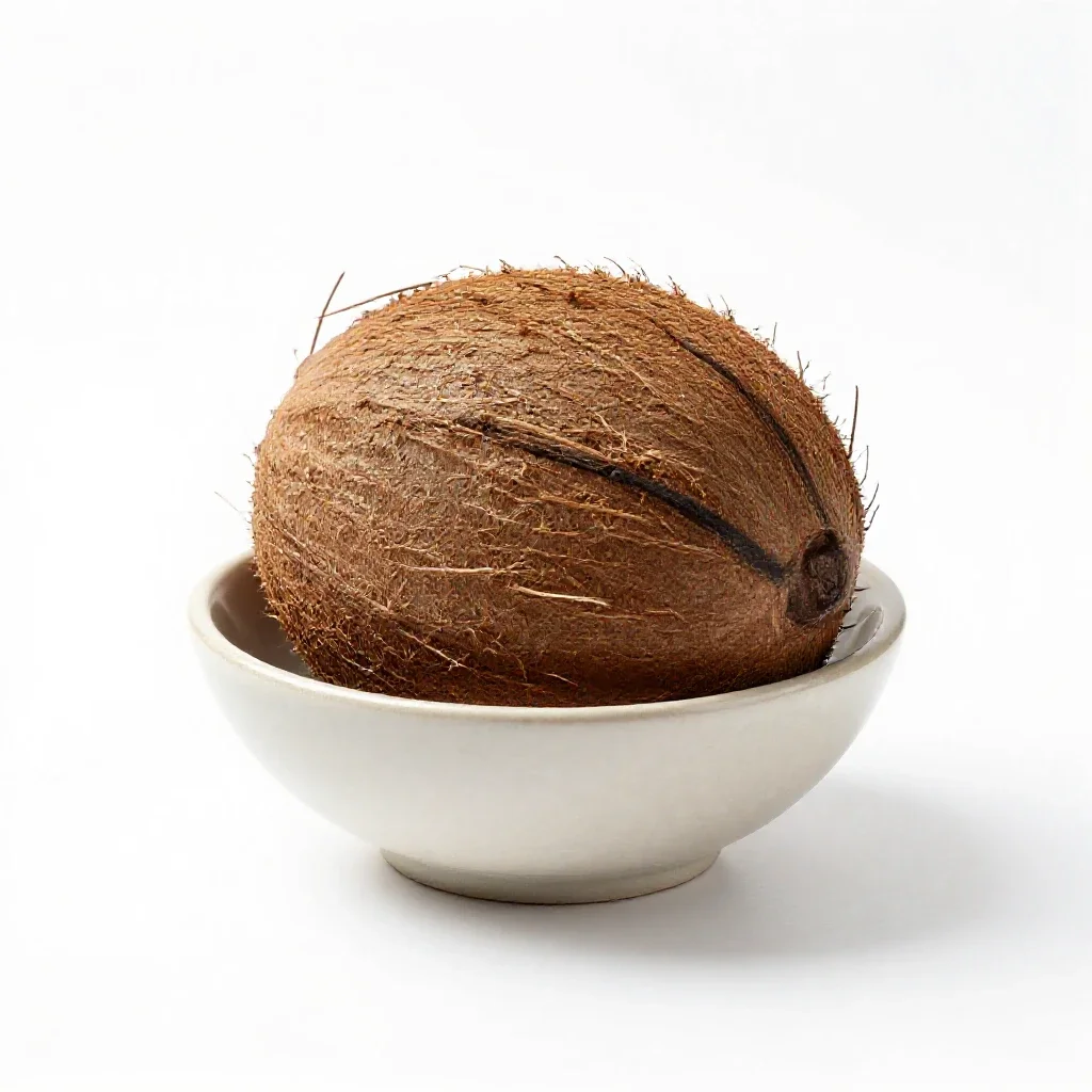 Coconut isolated on a white background