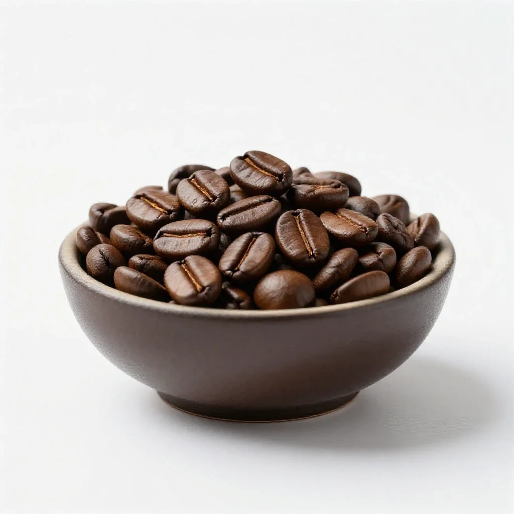 Coffee bean isolated on a white background