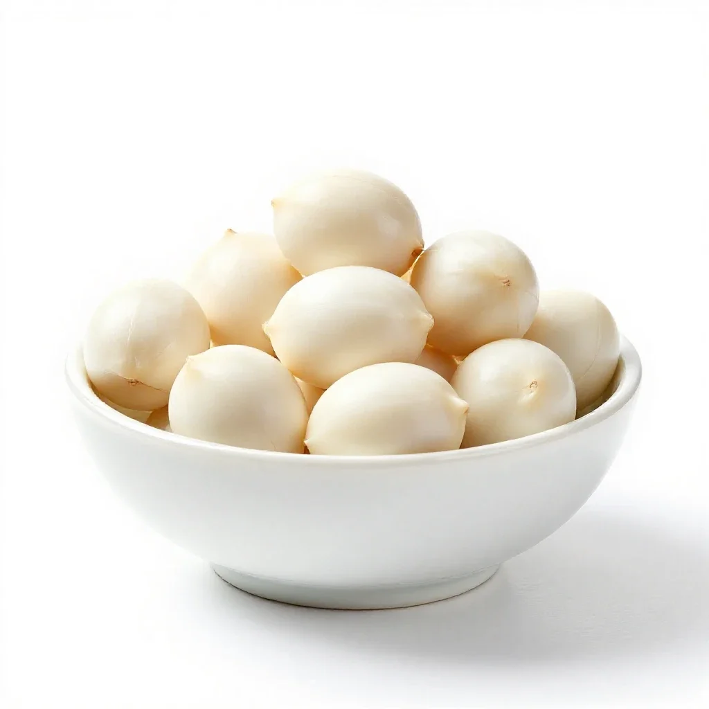 Cohune nut isolated on a white background