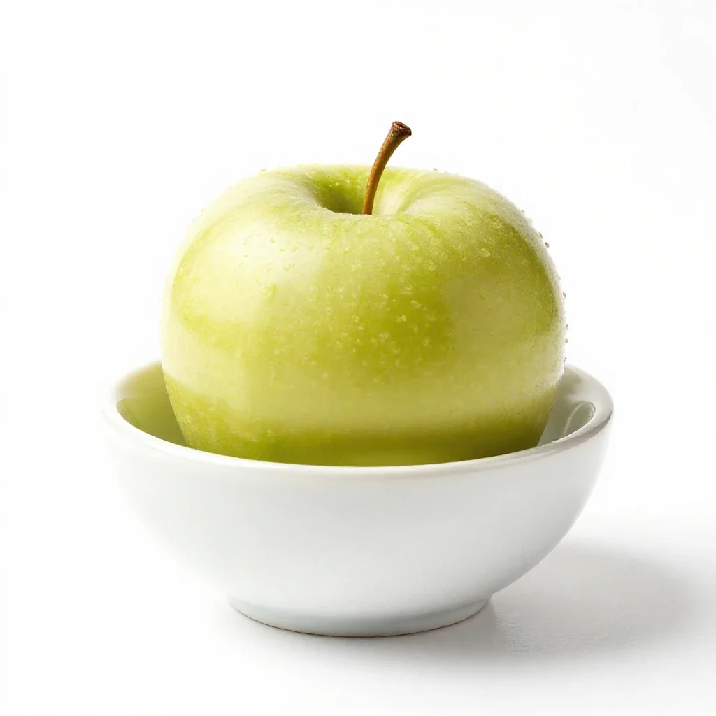 Cooking apple isolated on a white background