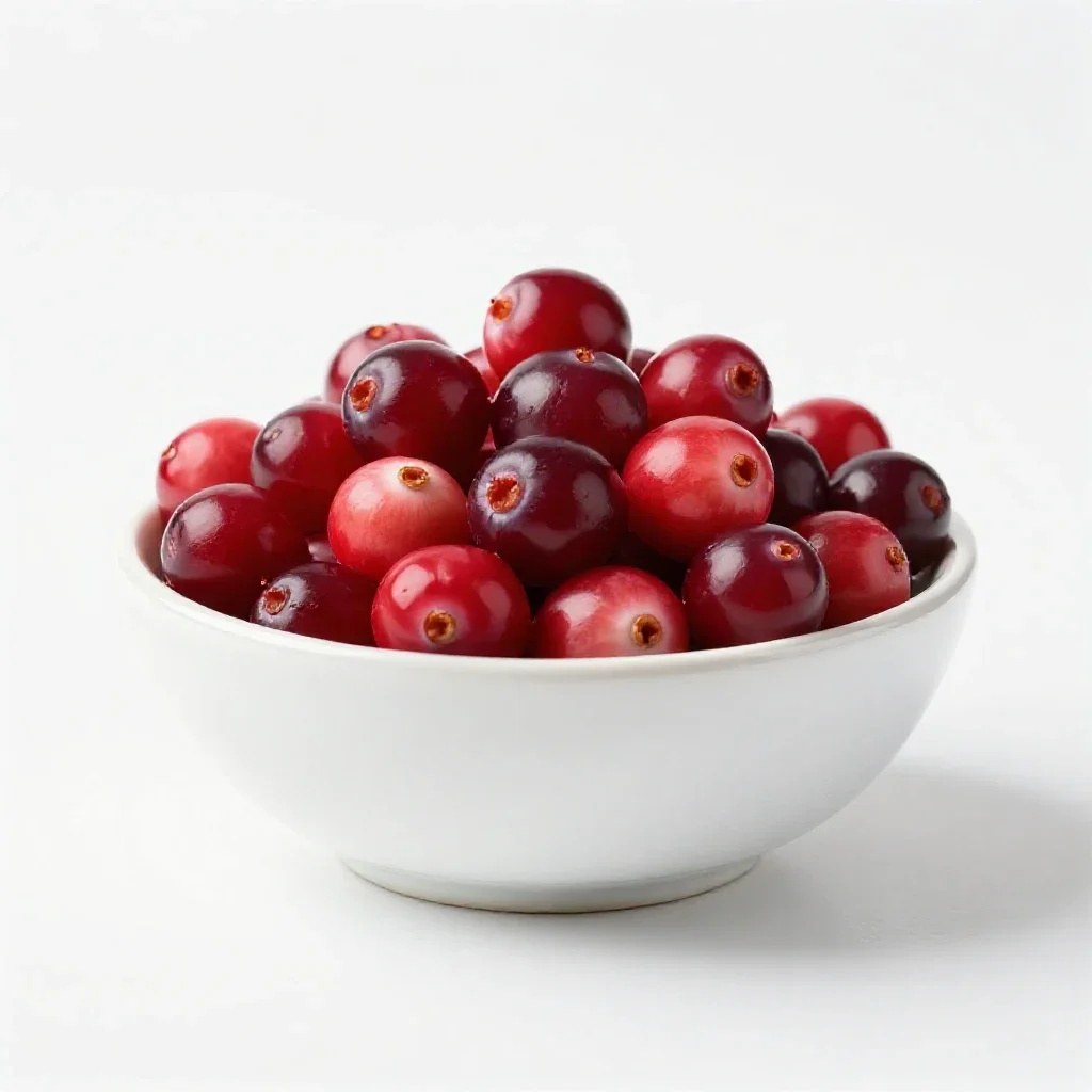 Cranberry isolated on a white background