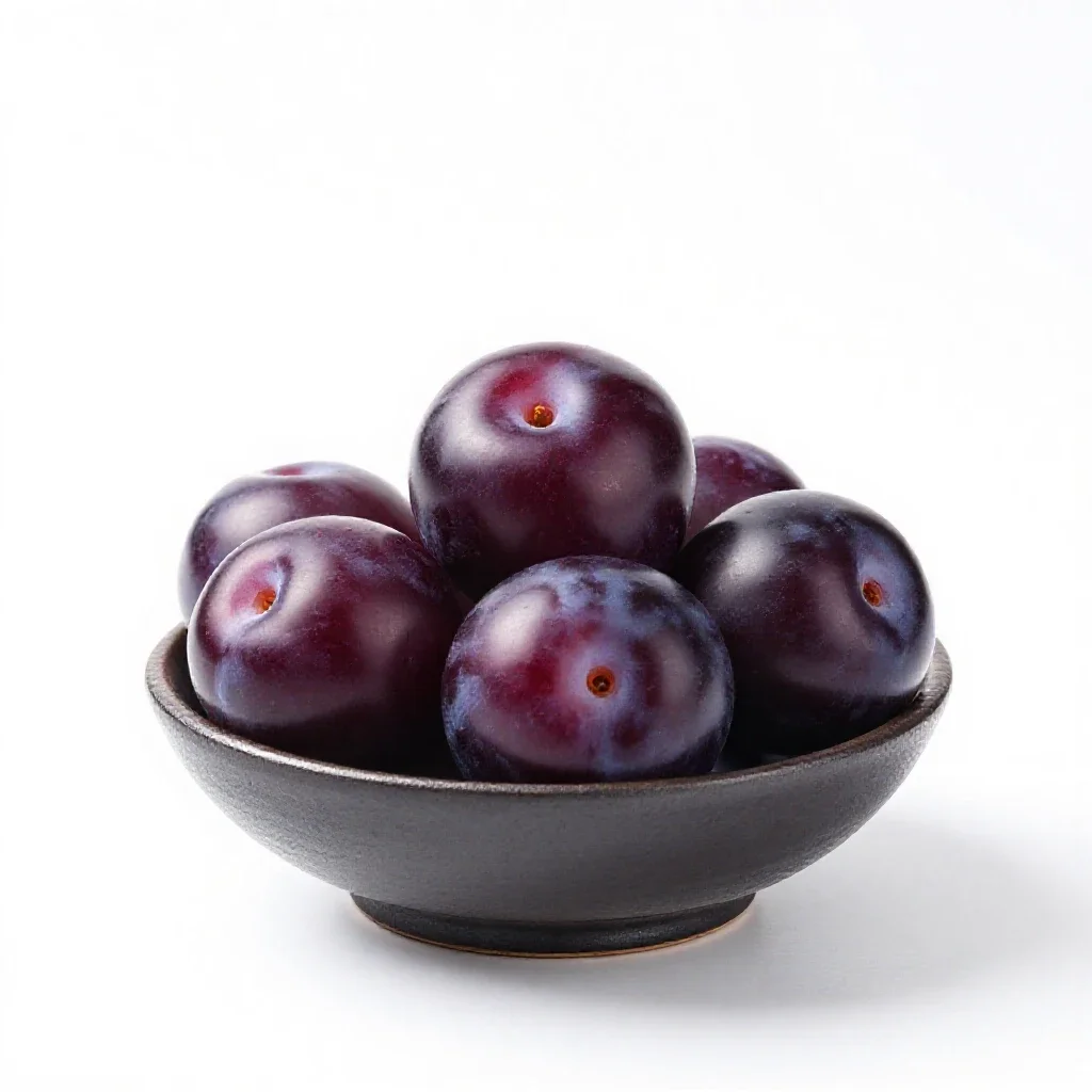 Damson isolated on a white background