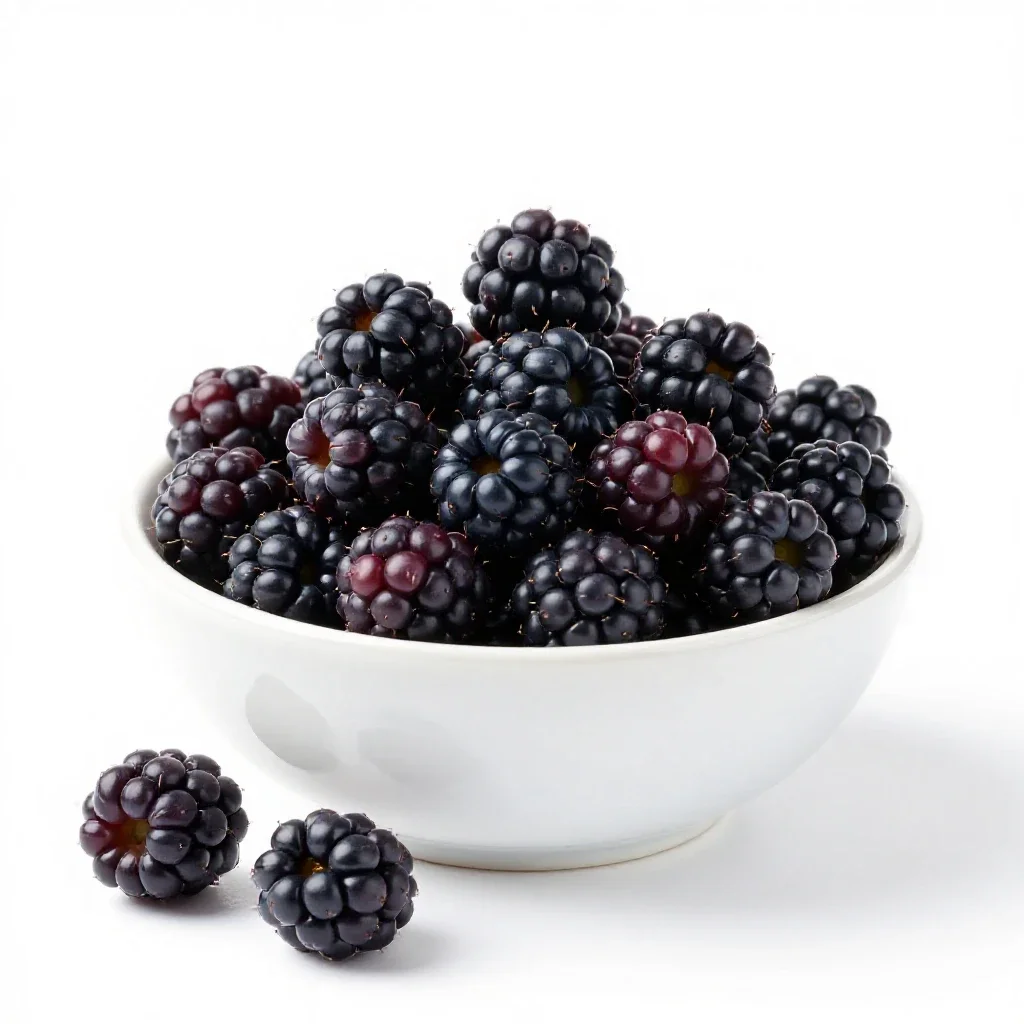 Dewberry isolated on a white background