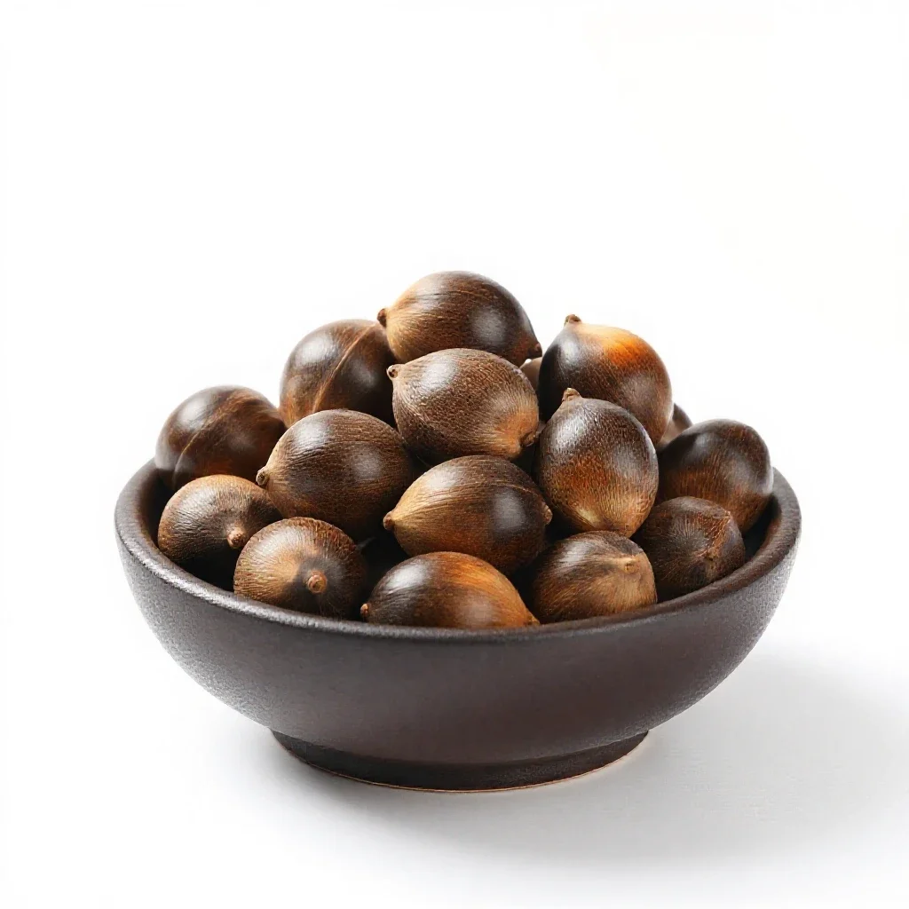 Dika nut isolated on a white background