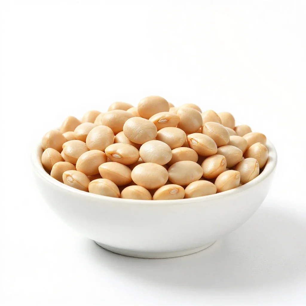 Fresh bean isolated on a white background