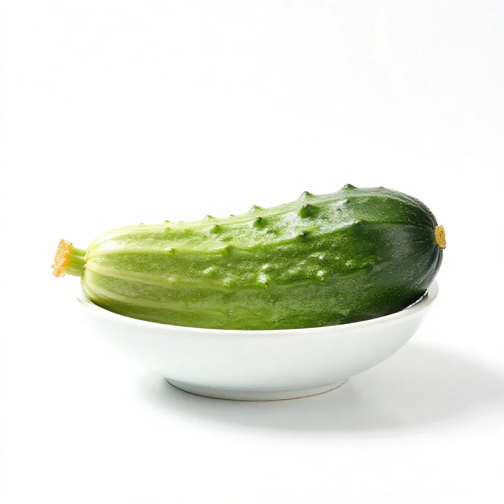 Gherkin isolated on a white background