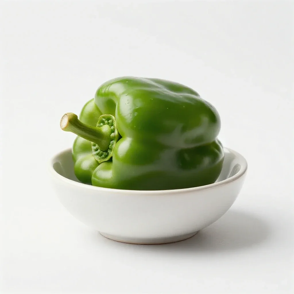 Globe pepper isolated on a white background