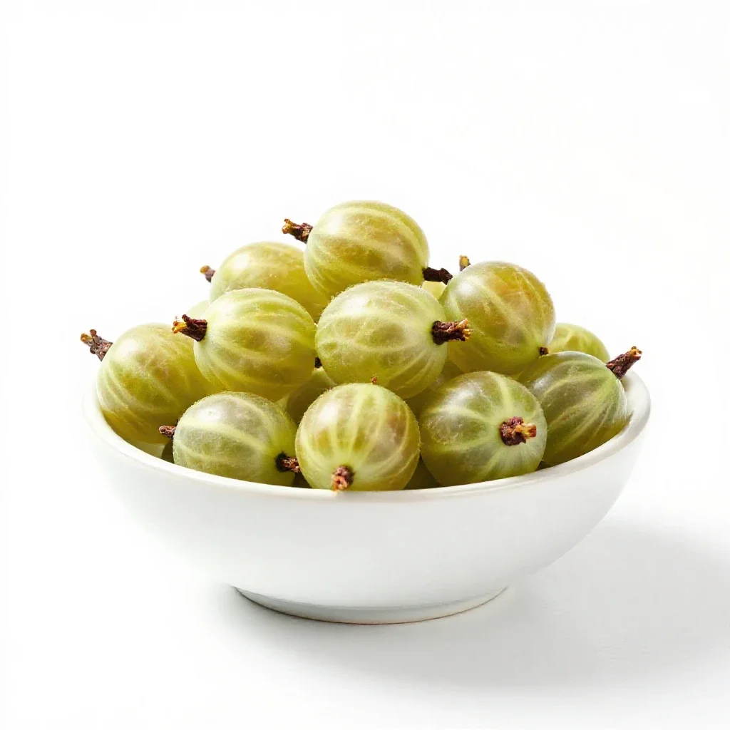 Gooseberry isolated on a white background