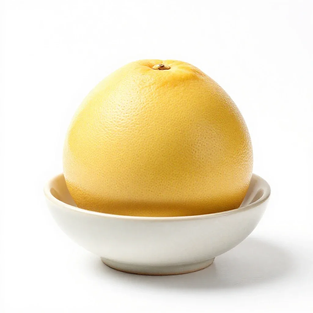 Grapefruit isolated on a white background