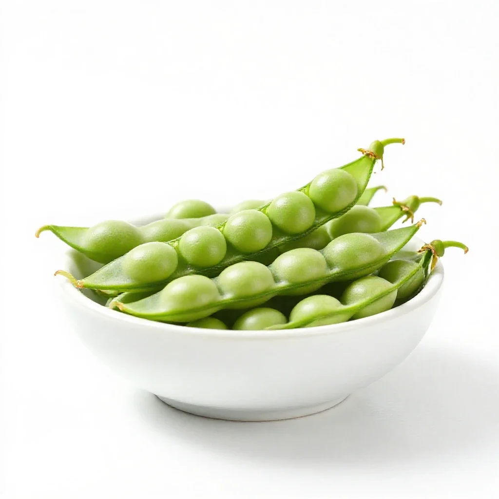 Green bean isolated on a white background