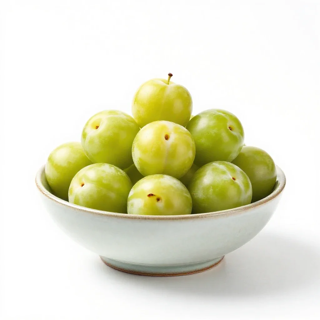 Greengage isolated on a white background