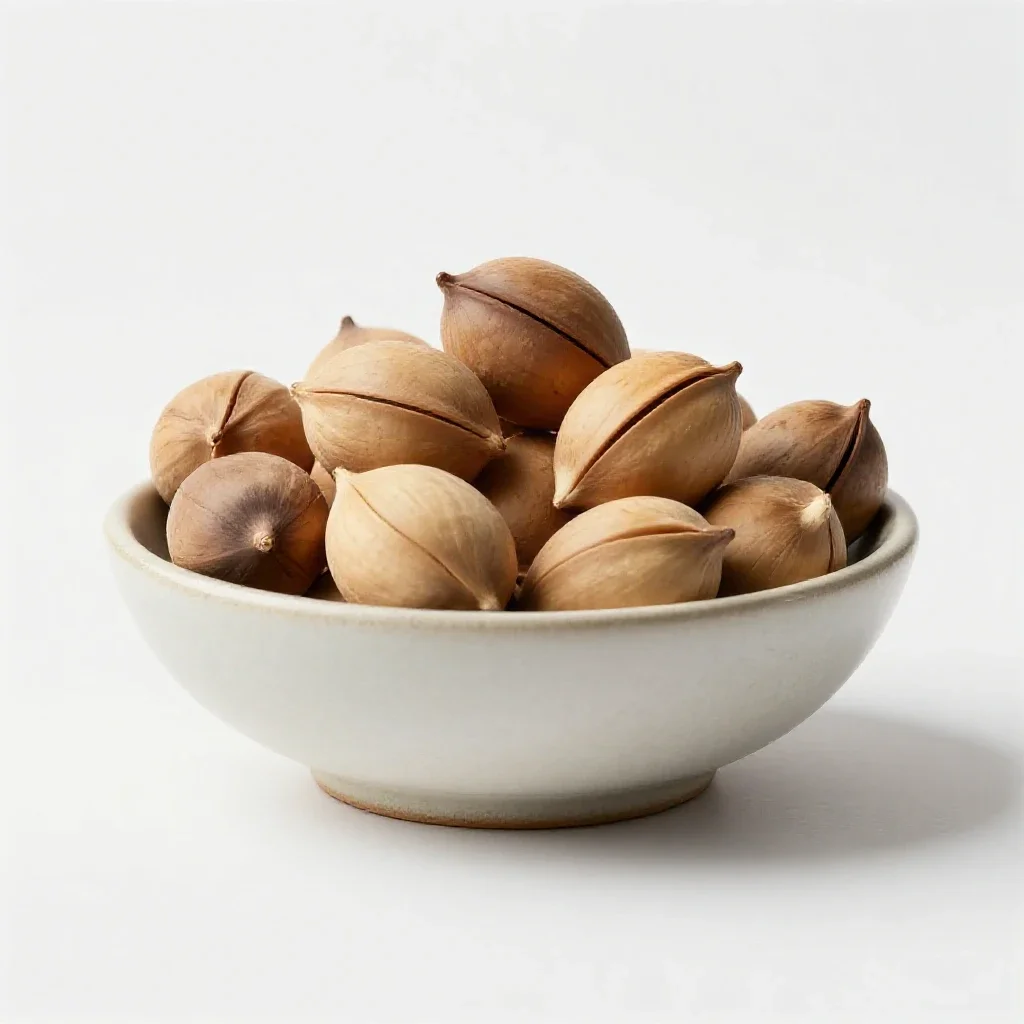Grugru nut isolated on a white background