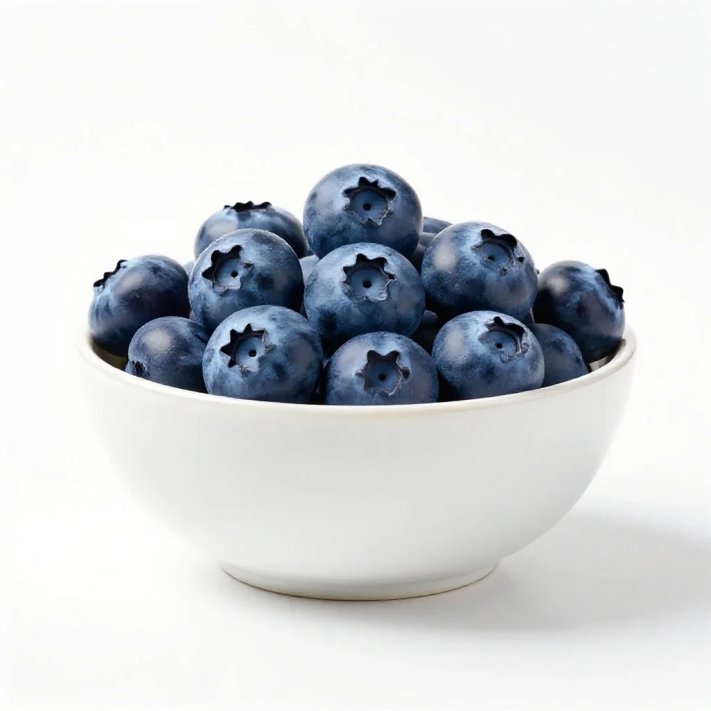 Huckleberry isolated on a white background