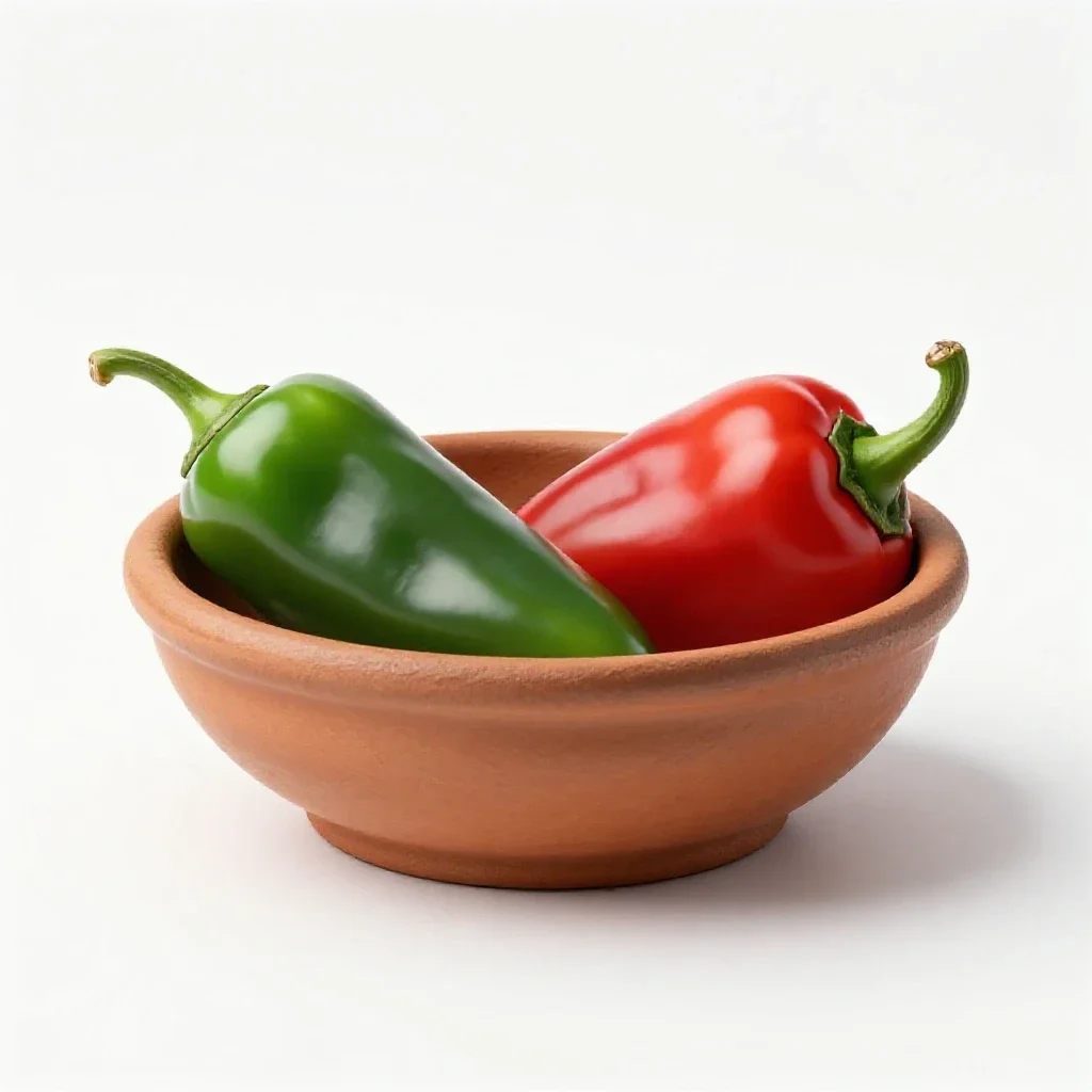 Jalapeno isolated on a white background