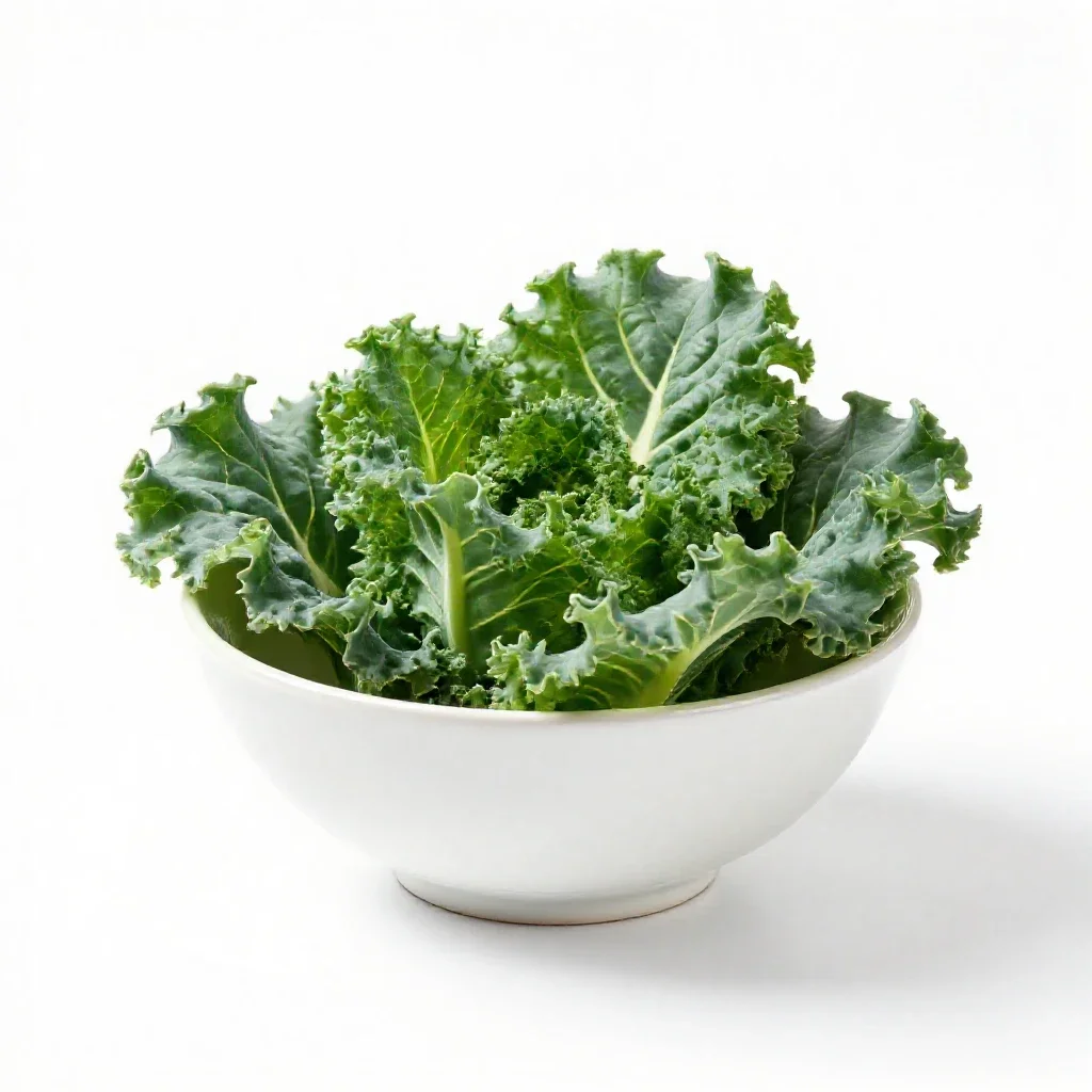 Kale isolated on a white background