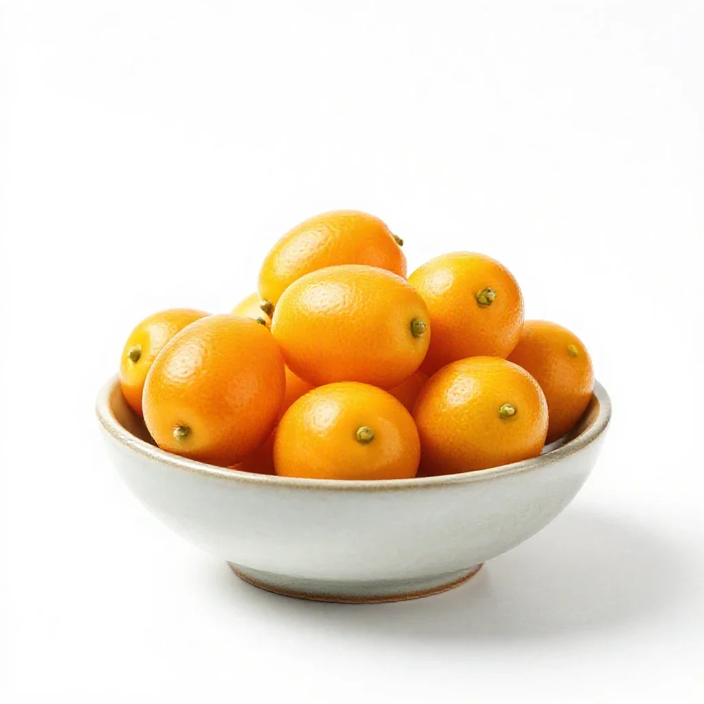 Kumquat isolated on a white background