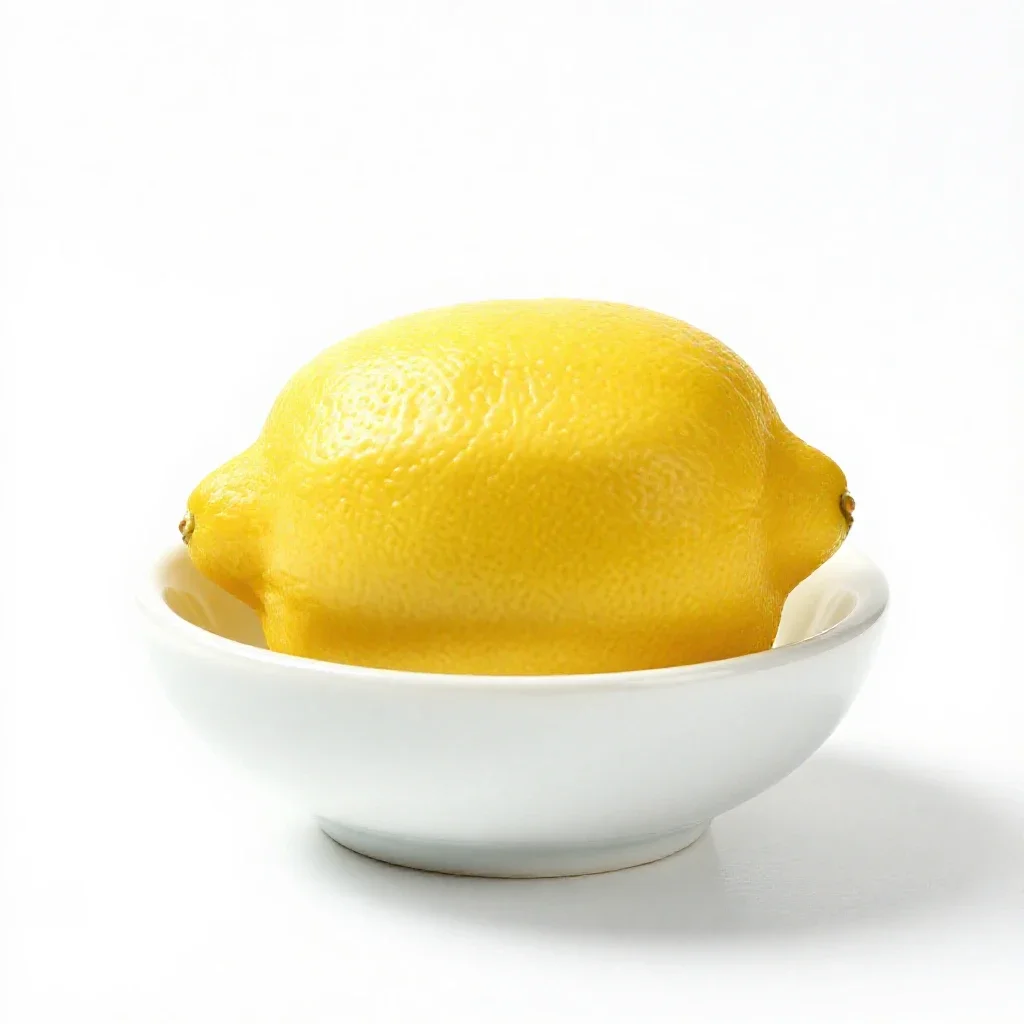 Lemon isolated on a white background