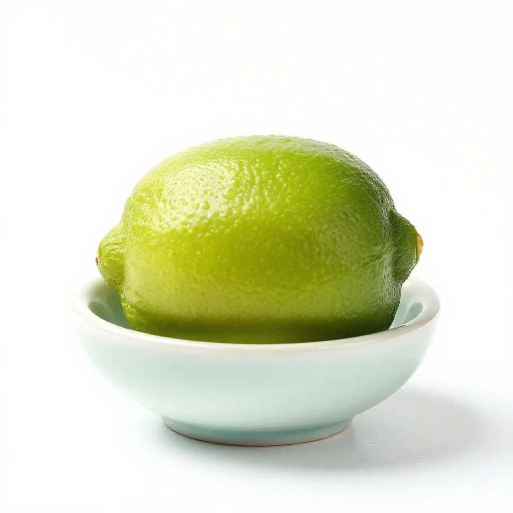 Lime isolated on a white background