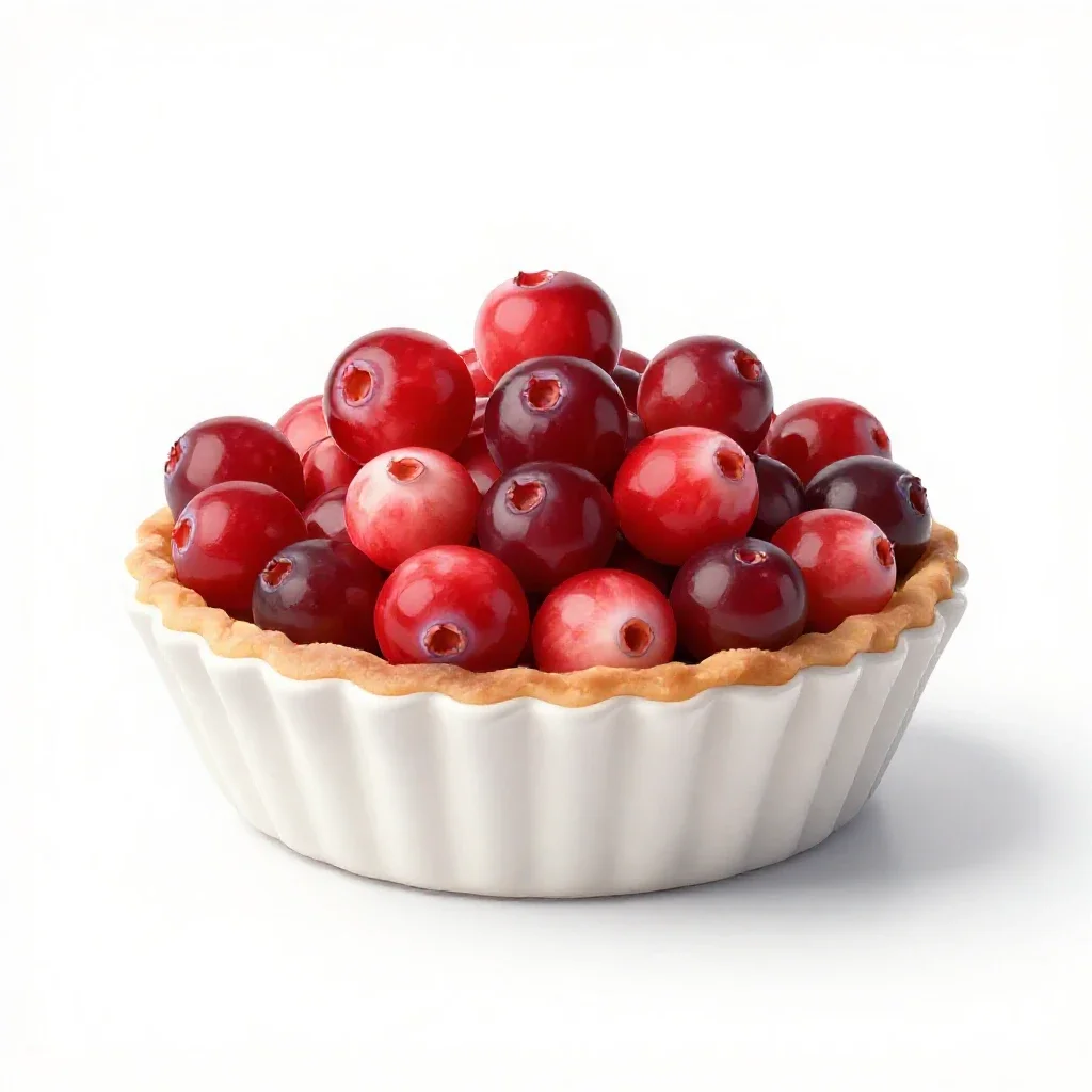 Lingonberry isolated on a white background