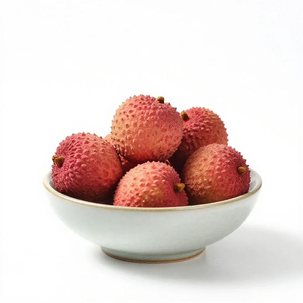 Litchi isolated on a white background