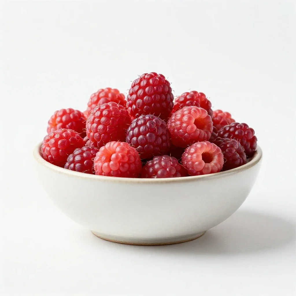 Loganberry isolated on a white background