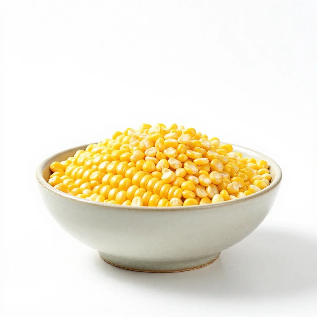 Mealie isolated on a white background