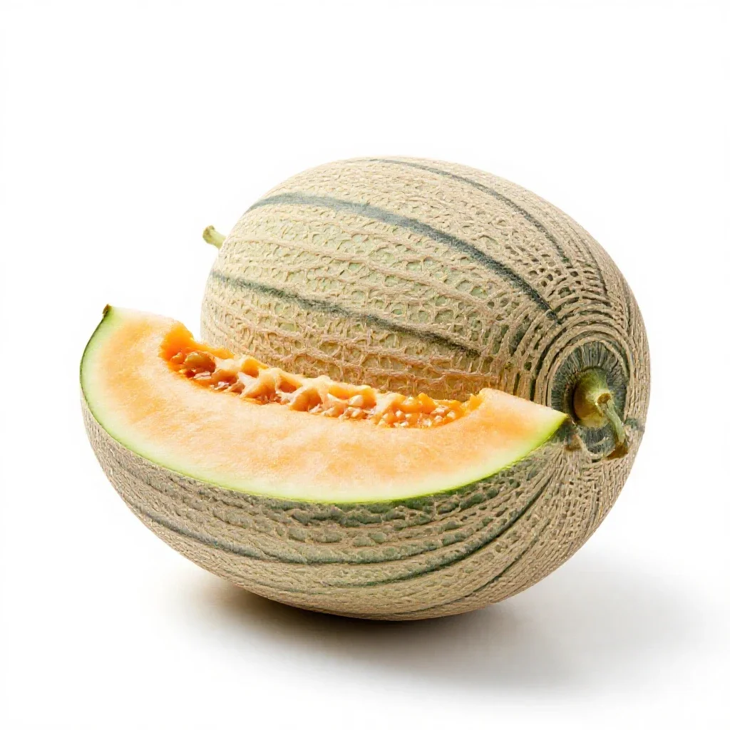 Melon isolated on a white background