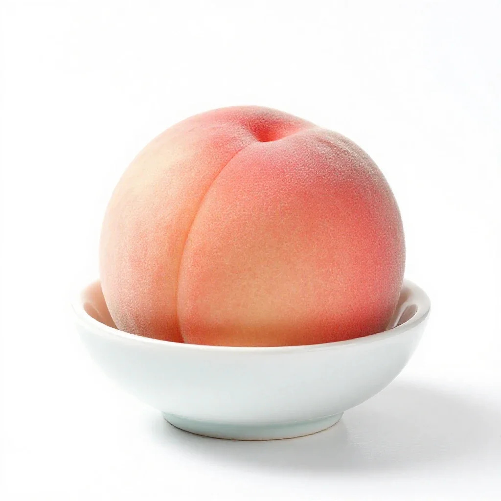 Nectarine isolated on a white background