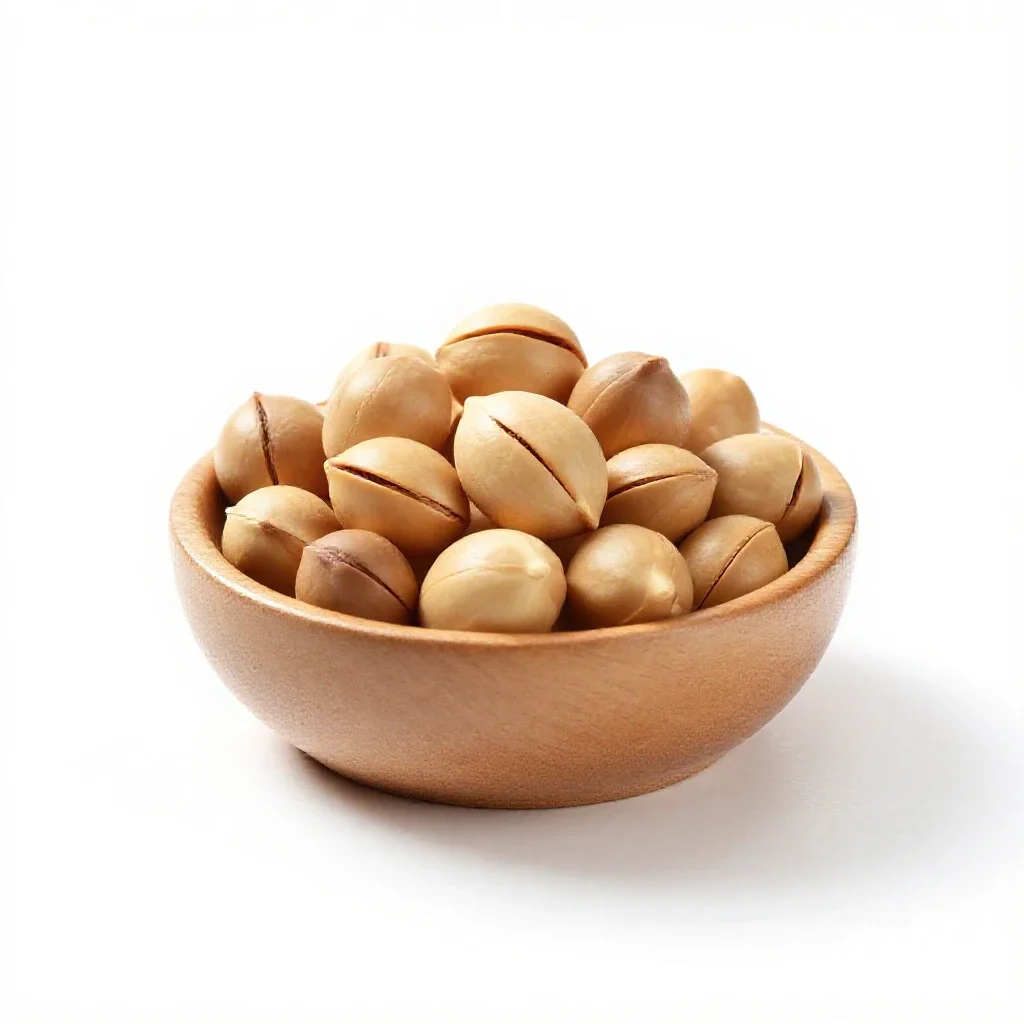 Nutlet isolated on a white background