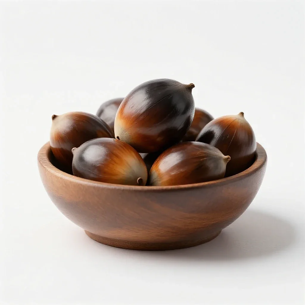 Palm nut isolated on a white background