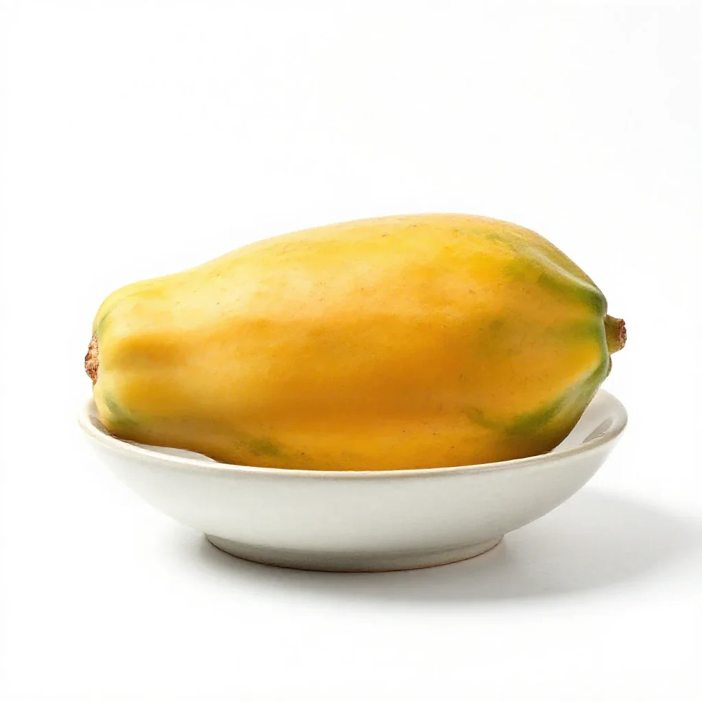 Papaya isolated on a white background