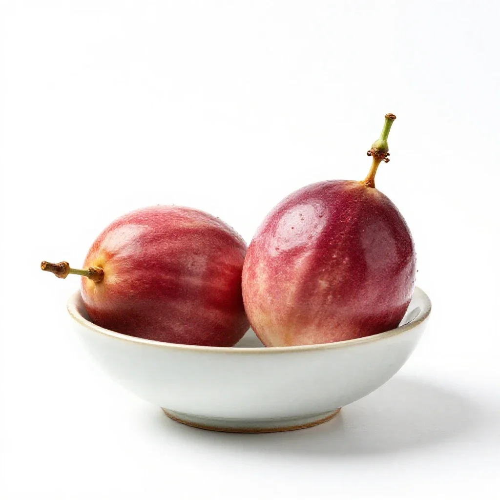 Passion fruit isolated on a white background