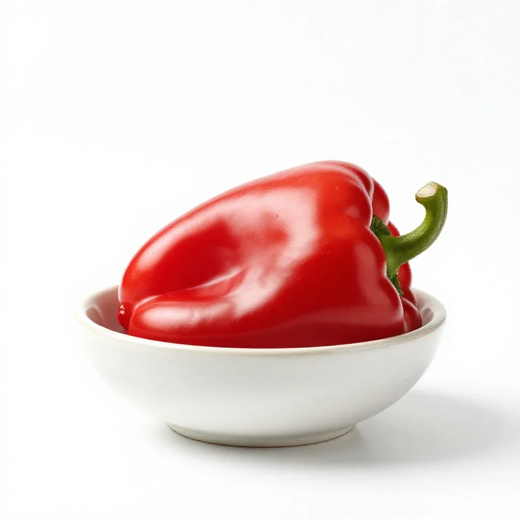 Pimento isolated on a white background