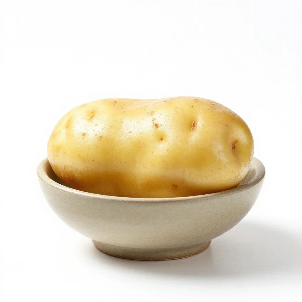 Potato isolated on a white background
