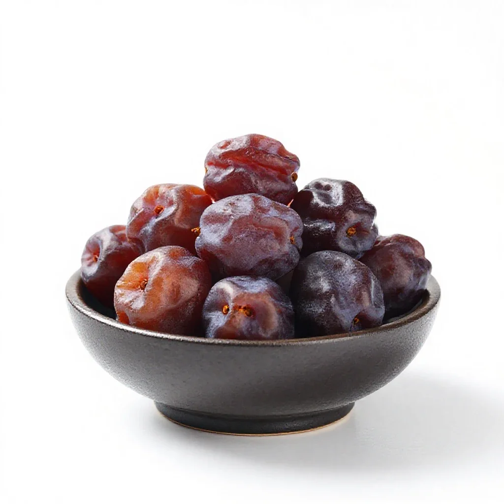 Prune isolated on a white background