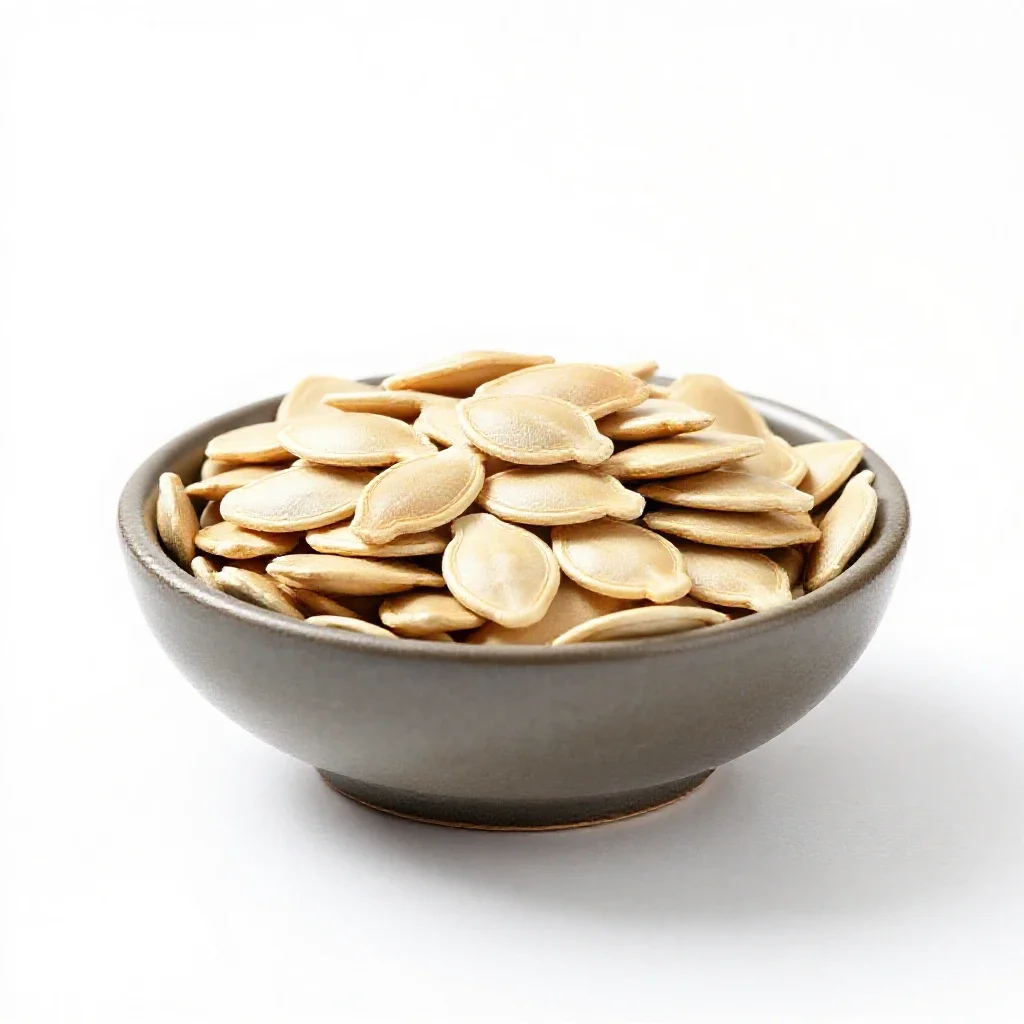 Pumpkin seed isolated on a white background