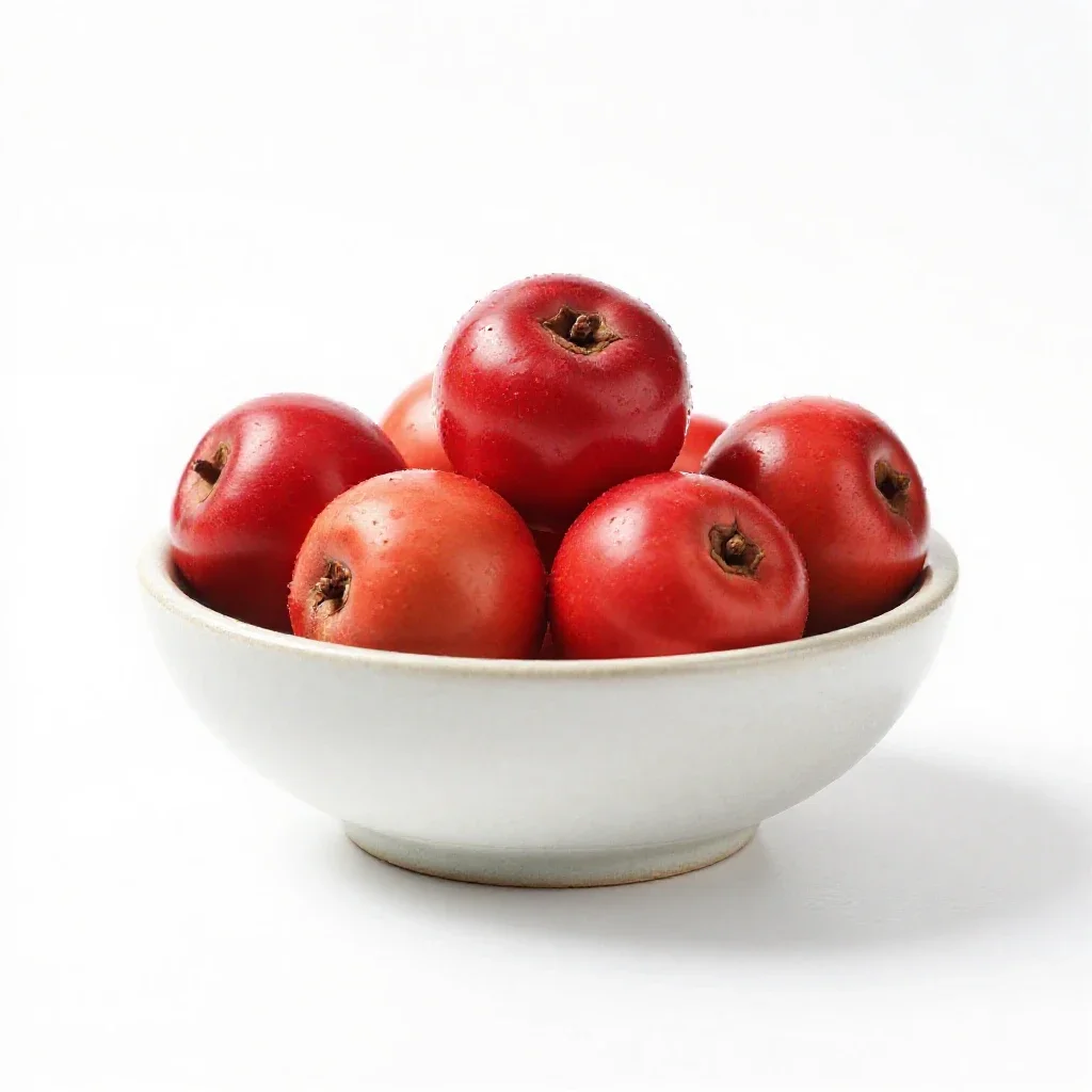 Quandong isolated on a white background