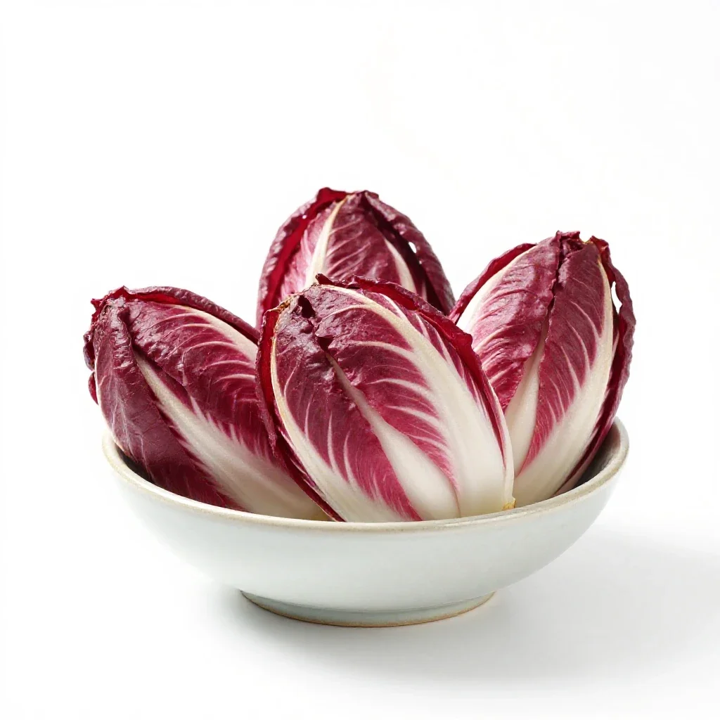 Radicchio isolated on a white background