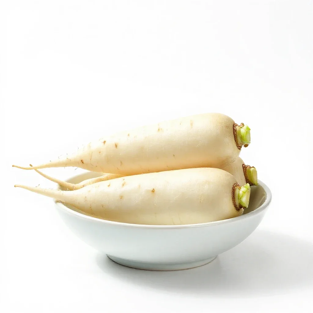 Radish isolated on a white background