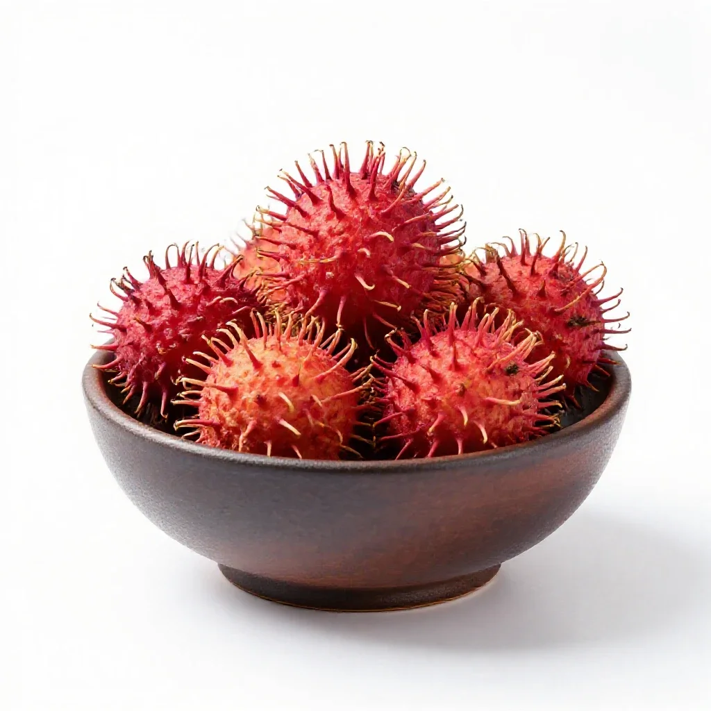 Rambutan isolated on a white background