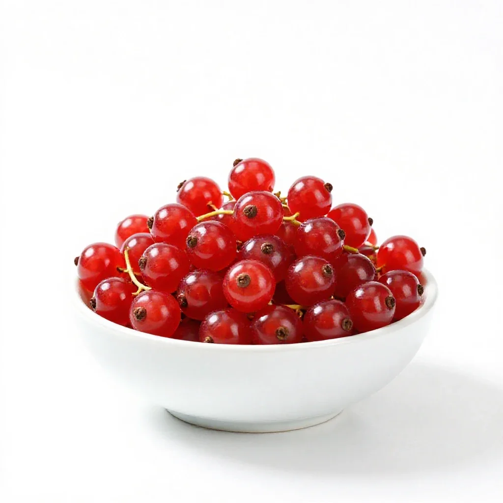 Red currant isolated on a white background